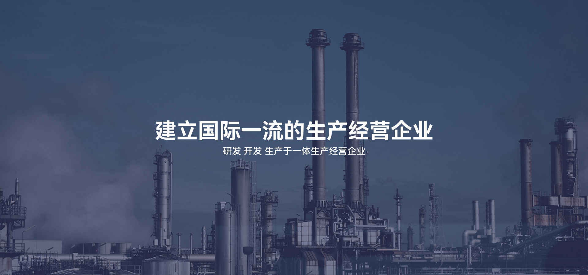 建立研發、開發、生產于一體的生產經營企業